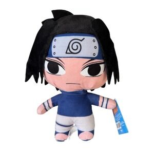 Vintage Naruto Shippuden Sasuke Uchiha Plush Toy Licensed Viz Media NWT 2002